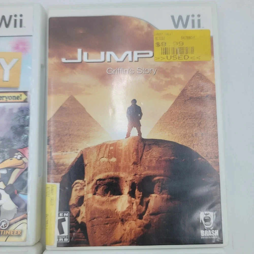 4 Nintendo Wii Game Lot X-Men Origins Wolverine Deal or No Deal Jumper WordJong